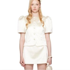 Sandy Liang Bonny ivory two piece SET